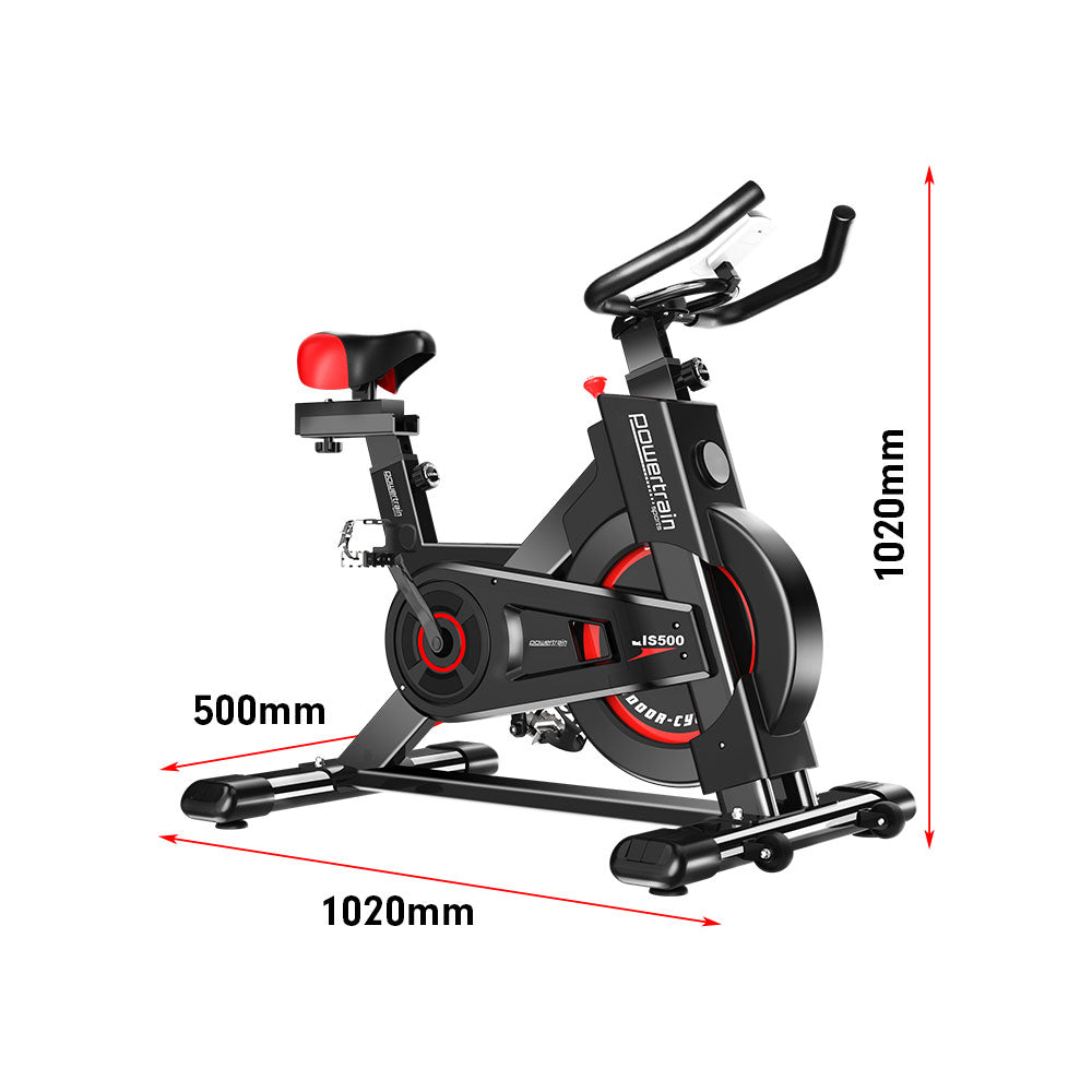 NNEDSZ IS-500 Heavy-Duty Exercise Spin Bike Electroplated - Black
