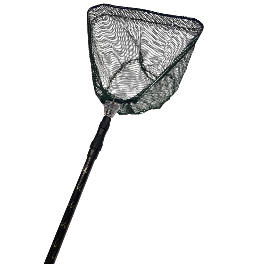 NNEDSZ Telescopic Fishing Landing Net Rod Adjustable Foldable Pole Fish Catch & Release-0