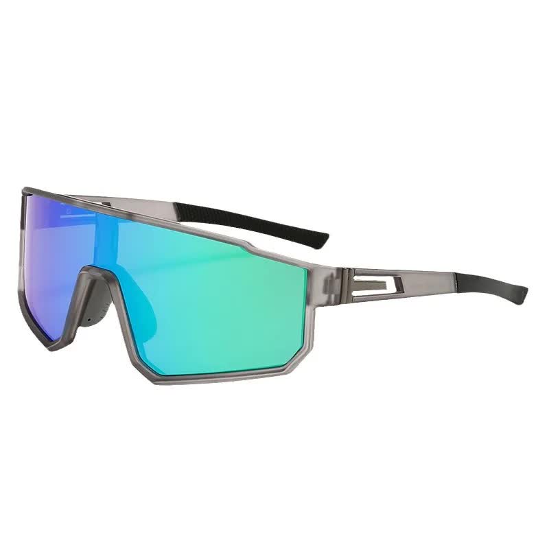 NNEDSZ UV400 Sports Sunglasses with Polarized TAC Lens - Gray/Green