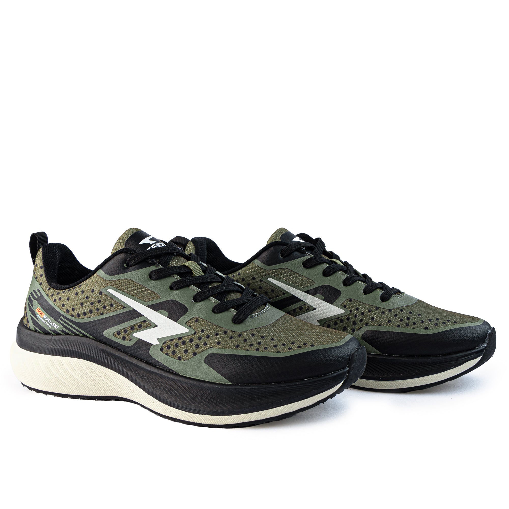 Vario Men's Runners - Khaki/Black