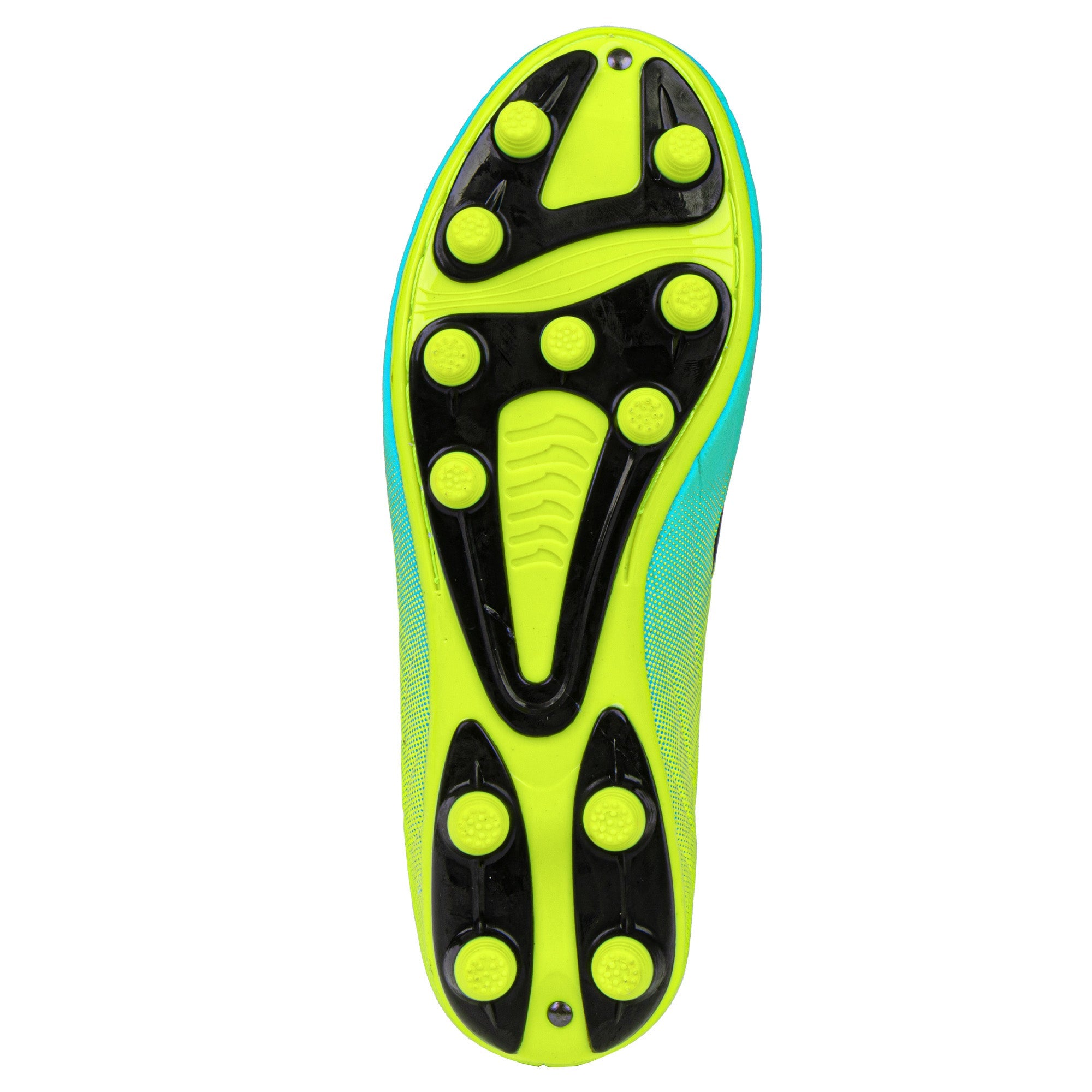 Velocity Junior Football Boots - Yellow/Aqua