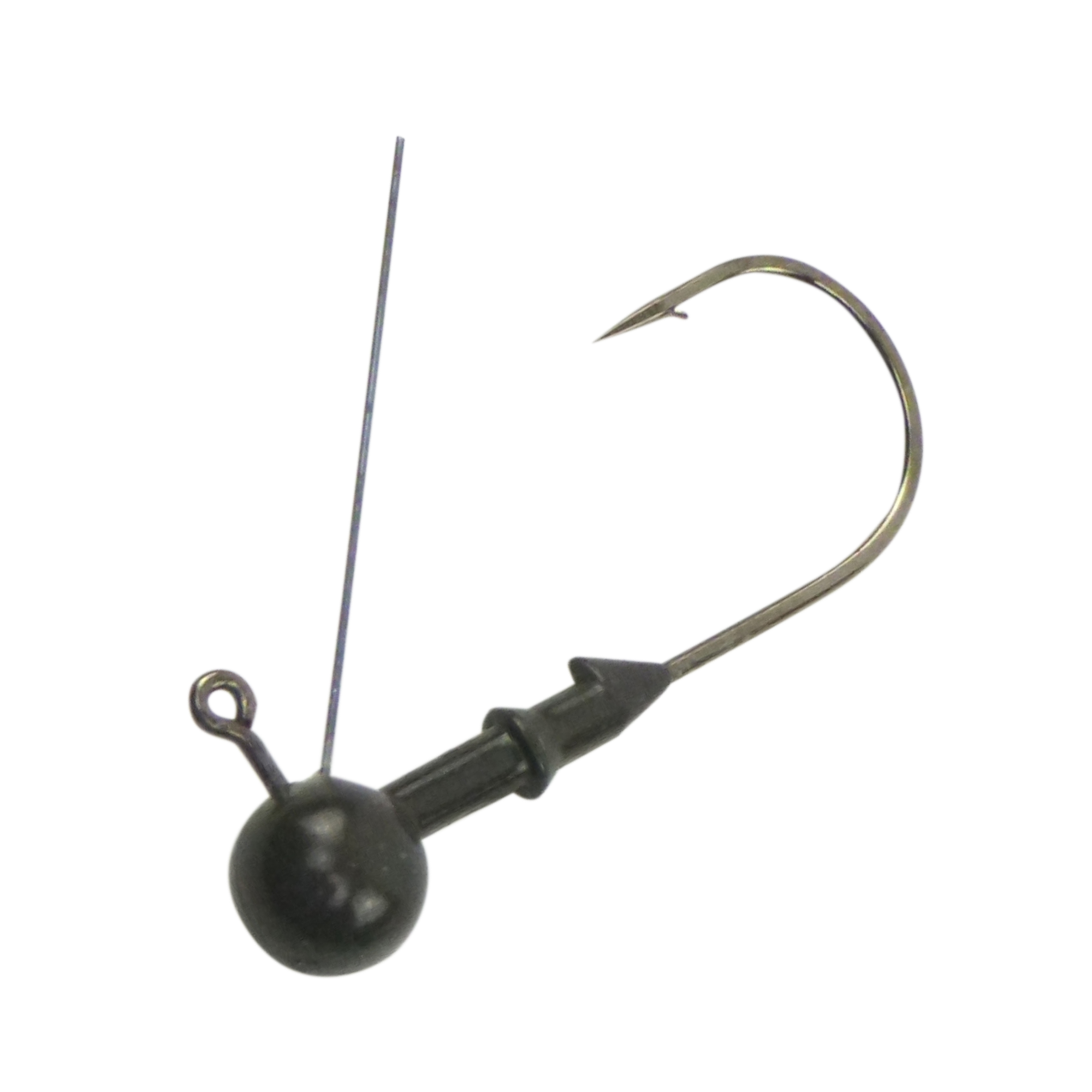 Vike 1/16 oz Weedless Round Jig Head with a Size 3/0 Hook Tungsten, 4 pack-0