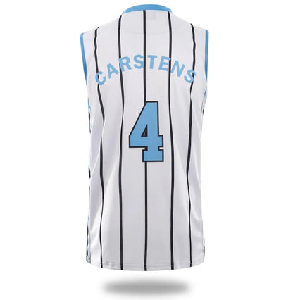 White Stripes Club Design Basketball Shirts and Shorts - Modz Designs