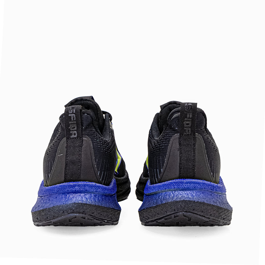 Zephyr Boy's Performance Runner Lace Up - Black/Royal/Lime