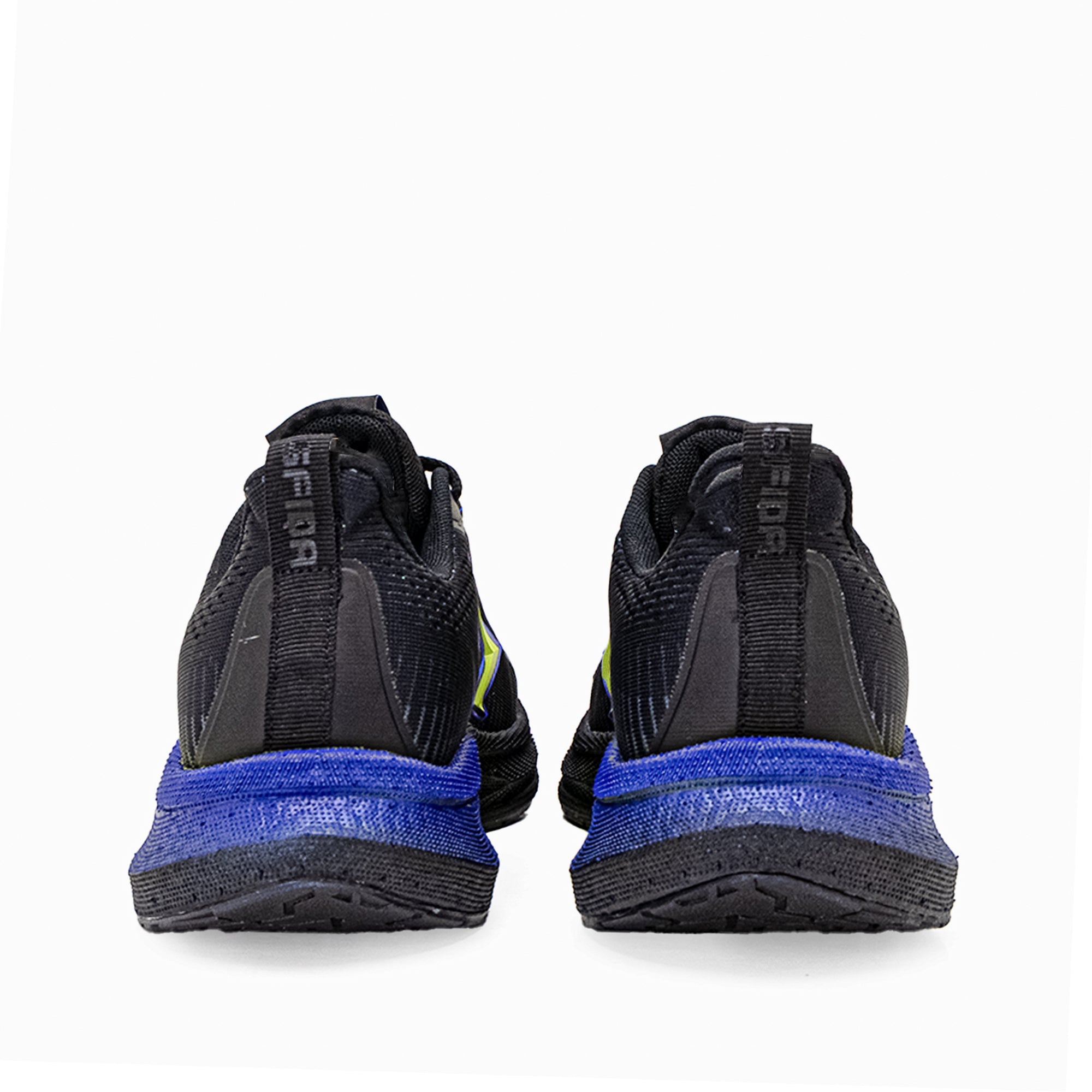Zephyr Boy's Performance Runner Lace Up - Black/Royal/Lime