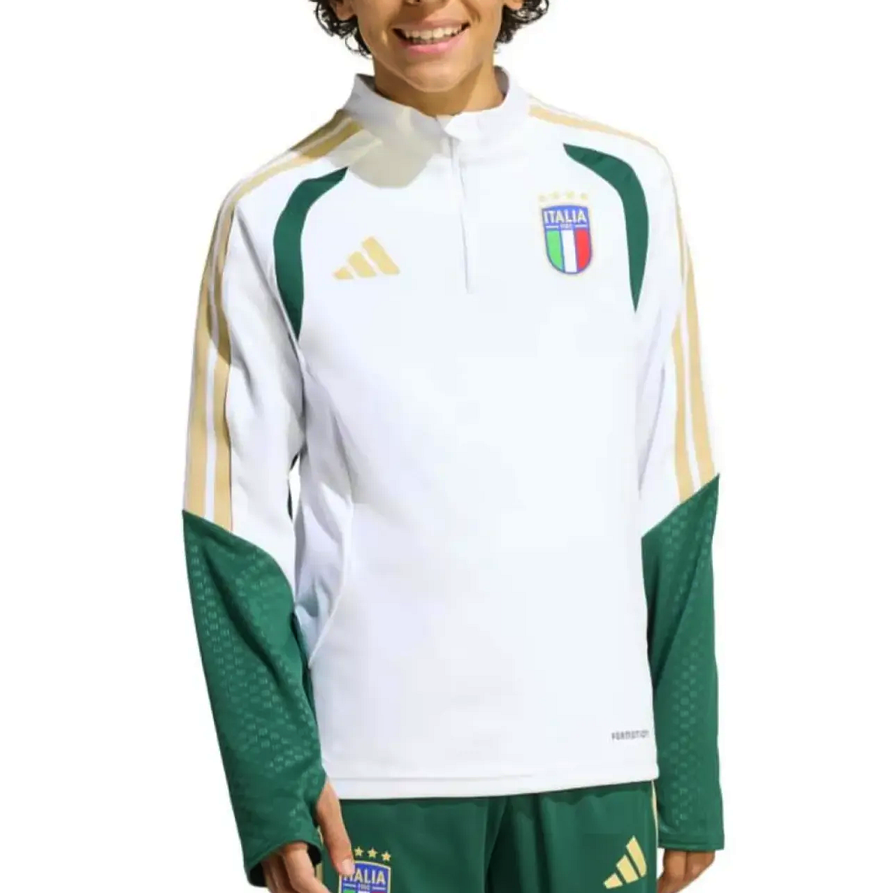 Kids - Italy training technical soccer tracksuit 2026/27 - Adidas