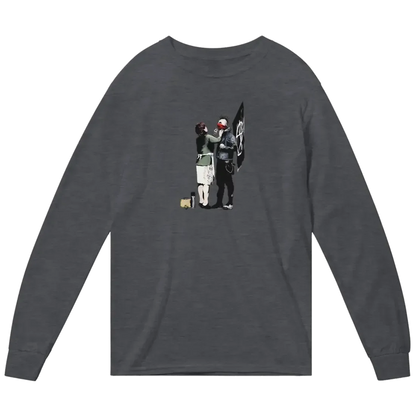 Banksy Anarchist Punk And His Mother Art Long Sleeve Shirt - Modz Designs