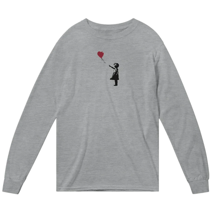 Banksy The Girl with a Red Balloon Artwork Long Sleeve Shirt - Modz Designs