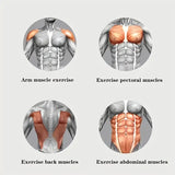 NNETM Silent Abdominal Muscle Training Roller - Automatic Rebound Ab Wheel