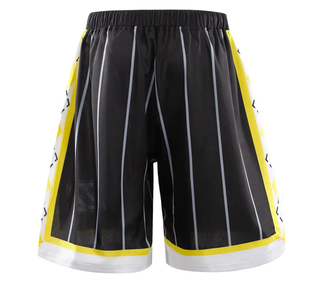 Black Stripes Design Basketball Shirts and Shorts - Modz Designs