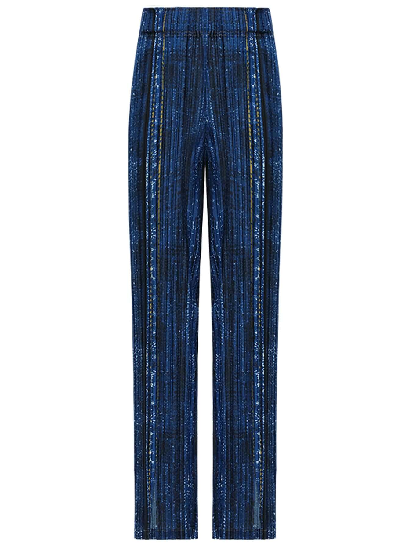 Blue High Waist Pants - Modz Designs