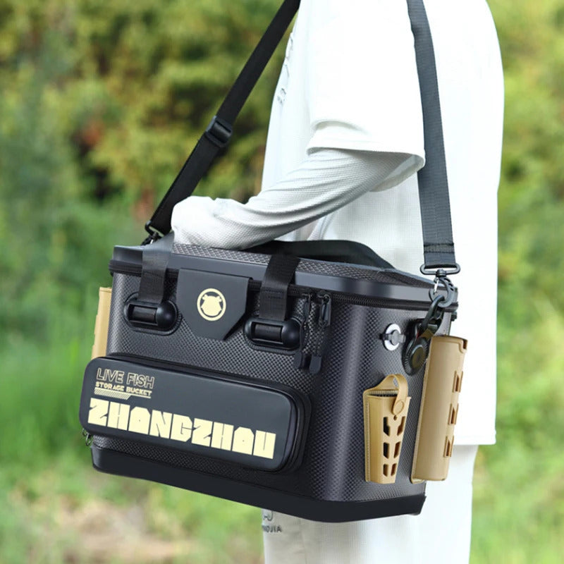 Fishing Barrel EVA Live Fish Storage Box-4