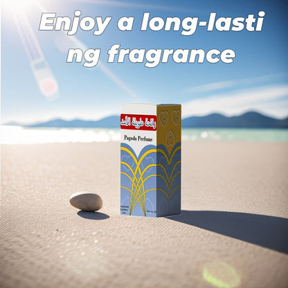 NNETM Roller Perfume Oil - long lasting floral perfume oil in a beach setting.