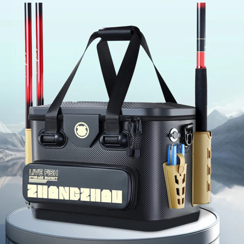 Fishing Barrel EVA Live Fish Storage Box-3
