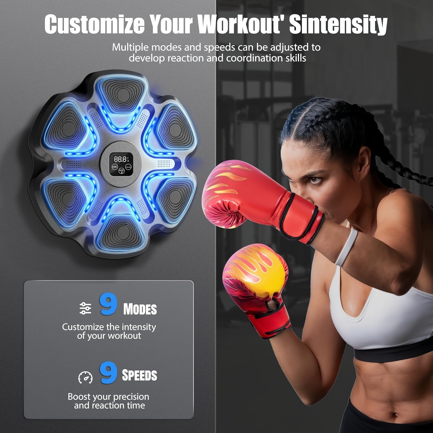 NNETM Wall Mounted Music Boxing Machine Full Kit