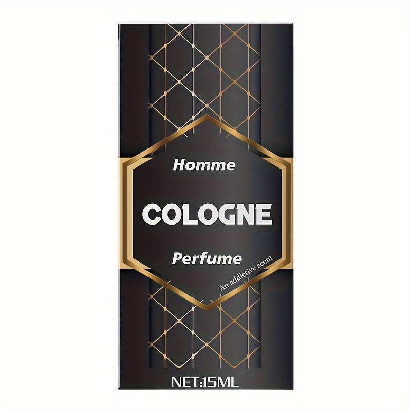 NNETM Homme Cologne Fresh Aromatic Perfume Oil packaging design featuring a modern and elegant style.