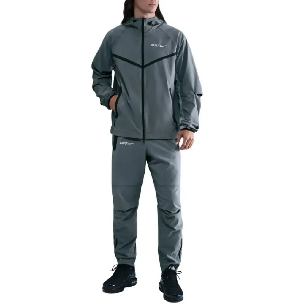 FC Barcelona grey Tech Woven presentation tracksuit 2025/26 - Nike