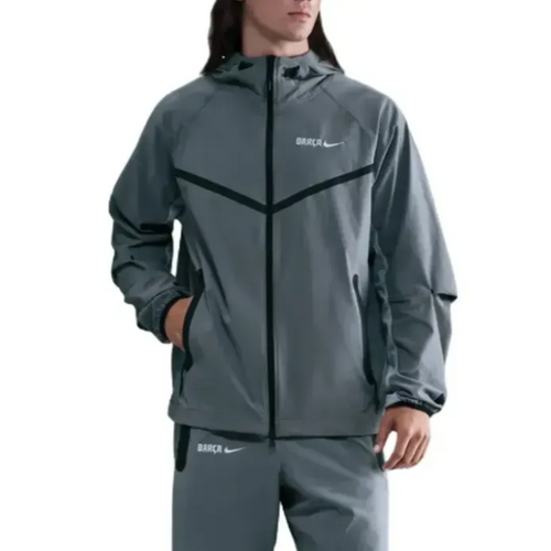 FC Barcelona grey Tech Woven presentation tracksuit 2025/26 - Nike