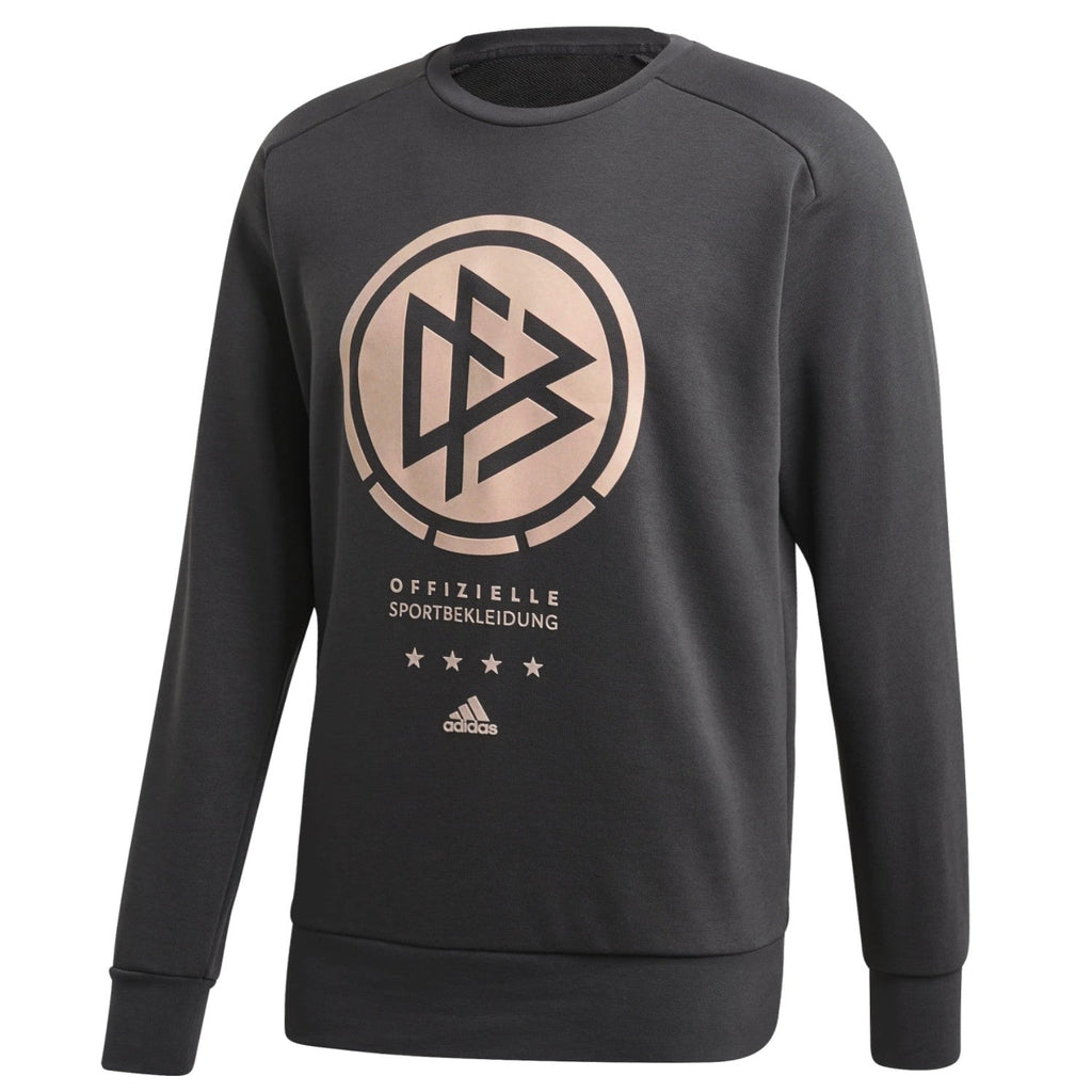 Germany SSP Casual crew presentation tracksuit 2021/22 dark grey - Adidas