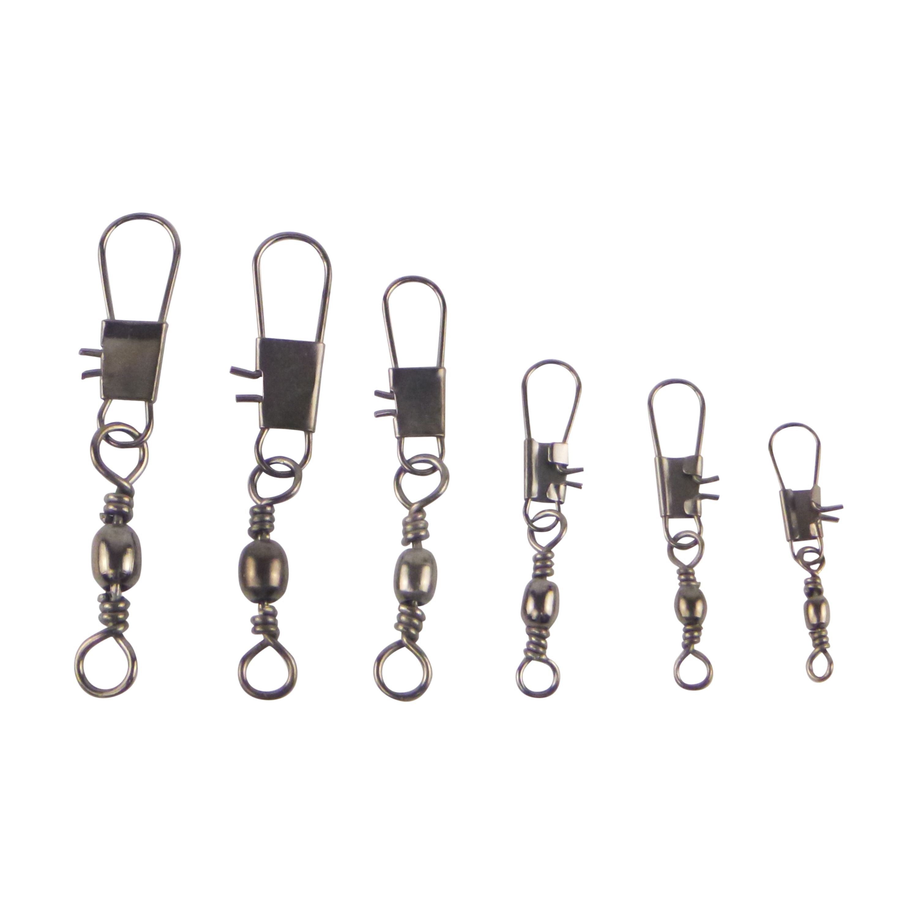 Swimerz Barrel Swivel w Interlock Snap, Size 3, 15 pack-0