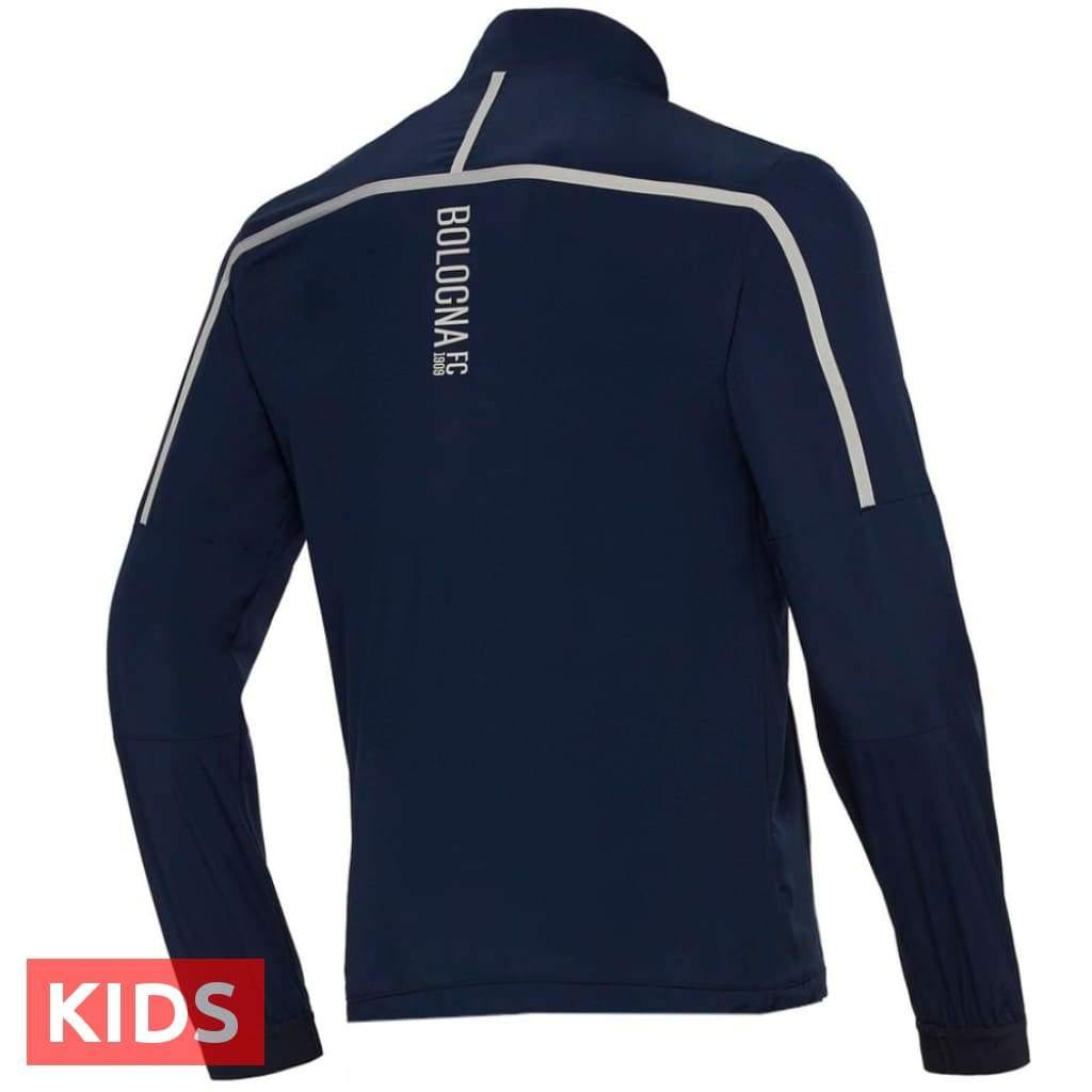 Kids - Bologna FC navy presentation soccer tracksuit 2018/19 - Macron