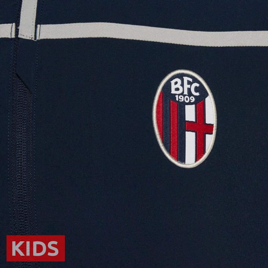 Kids - Bologna FC navy presentation soccer tracksuit 2018/19 - Macron