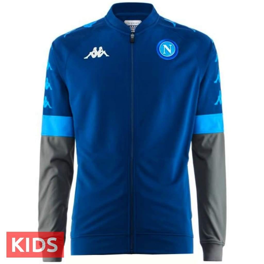 Kids - SSC Napoli UCL presentation soccer tracksuit 2019/20 - Kappa