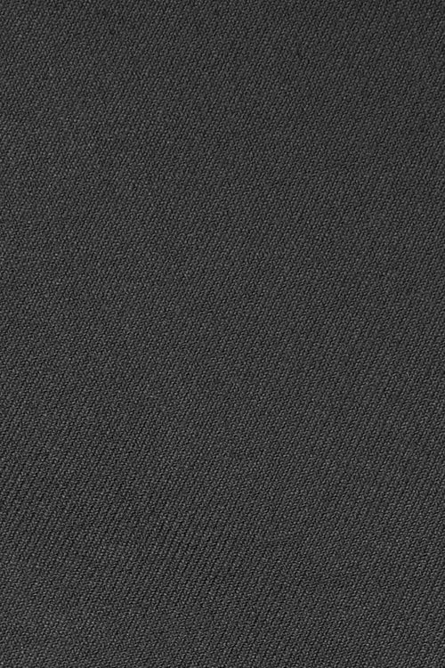 "Logan" Black Luxury Wool Blend Tuxedo Pants