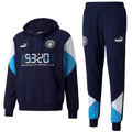 Manchester City navy Casual Fans presentation tracksuit 2021/22 - Puma