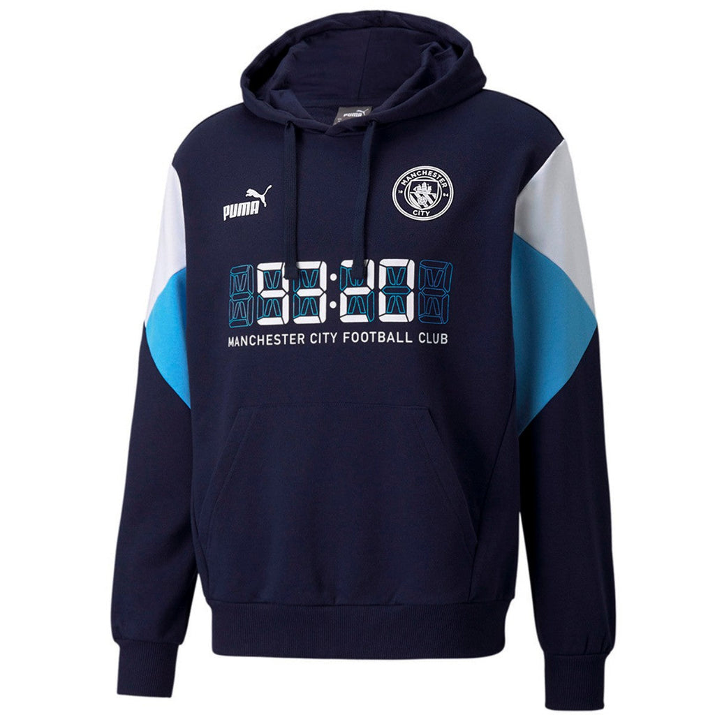 Manchester City navy Casual Fans presentation tracksuit 2021/22 - Puma