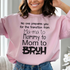 No one prepares you for the transition from Ma-ma to Mommy to Mom to BRUH sweatshirt in pink.