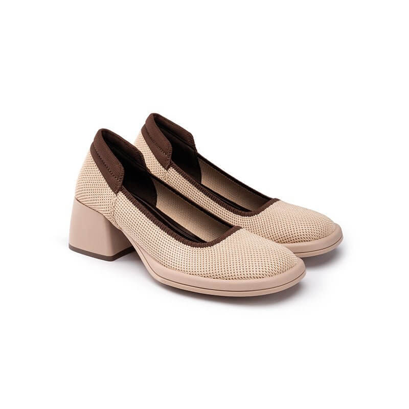 Vintage Square Toe Block Heel Mary Jane Pumps - Modz Designs